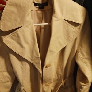 DKNY Classic Beige Trench Coat